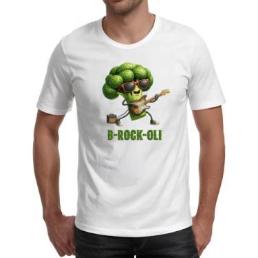 Imagem de Camiseta Unissex Brocolis Rock Roll - Alearts, G