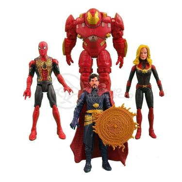 Imagem de Kit Cartela Com 4 Bonecos 15cm Vingadores End Game 32