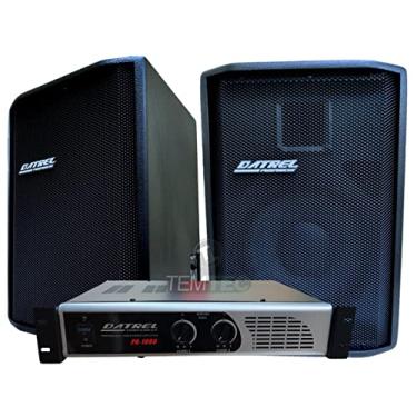 Imagem de CAIXA DE SOM KIT 2 PASSIVA 200W 1 POTÊNCIA 300W PROFISSIONAL