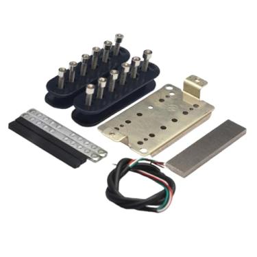 Imagem de Esquirla Kits de captadores de guitarra elétrica faça você mesmo, peças para guitarra elétrica de 6 cordas, acessórios leves, captadores humbucker resistentes, Pescoço 50mm