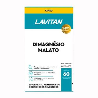 Imagem de Dimagnésio Malato Lavitan com 60 Comprimidos Revestidos