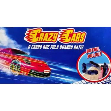 Imagem de Carrinho Crazy Cars O Carro Que Pula Quando Bate, Vermelho 67 rock sta