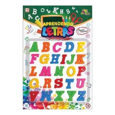 Imagem de 15 Cartela De Letras De Forma Com 26 Pcs Educativo Pedagogico - PICA P