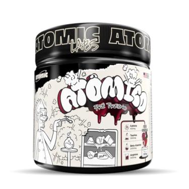Imagem de Pré-Treino Atômico 300g (60 Doses) Atomic Labs Original – Suplemento Pré Treino Academia – Green Apple, Mango Loko ou Frutas Vermelhas (300g, Frutas vermelhas)