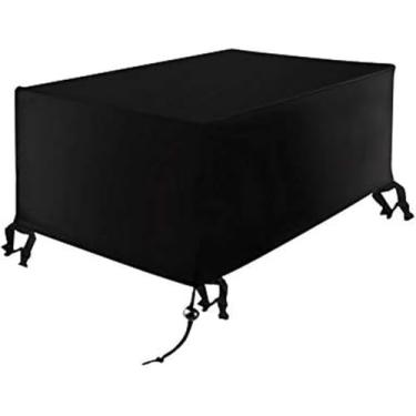 Imagem de Capas De Móveis De Jardim 250x190x110cm Capa De Móveis De Pátio à Prova D'água, Capas De Mesa De Pátio Capa De Móveis De Vime De Tecido Oxford Resistente à Prova De Vento Anti-uv Para Pátio