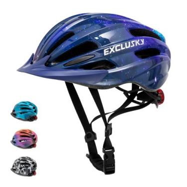 Imagem de Capacete de bicicleta EXCLUSKY Kids Child Boys Girls de 5 a 13 anos 50