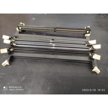 Imagem de 20x Conector Slot Para Memória Ddr2 At24011-j3b-4f Foxconn