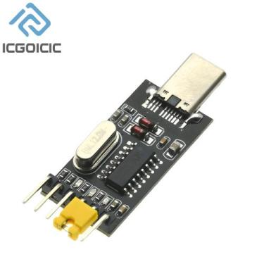Imagem de Conversor USB para TTL Módulo UART CH340G CH340 3.3V 5V Switch Type-C 