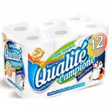 Imagem de papel higiênico qualité folha dupla 96 rolos