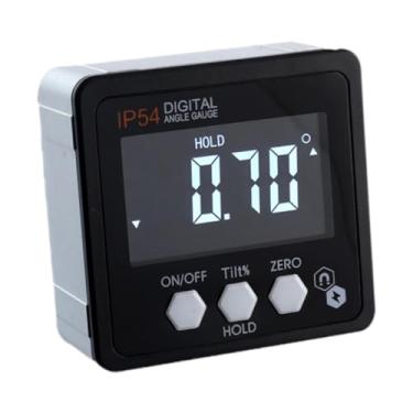 Imagem de KiBcsLic Inclinômetro digital transferidor medidor de ângulo digital prático nível eletrônico para construção carpintaria construção