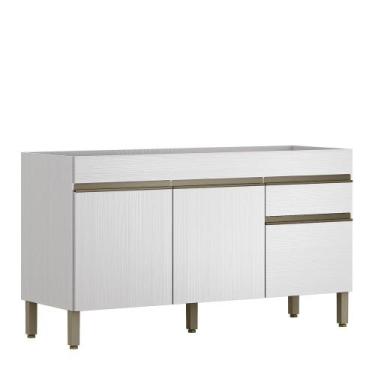 Imagem de Balcão (Sem Tampo) 3 Portas 1 Gaveta Line Supremo/Supremo - SSX Multic