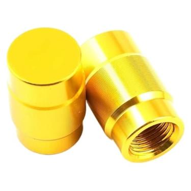 Imagem de Tampa de válvula de pneu de roda de motocicleta compatível com Y&AMAHA MT07 FZ07 MT09 FZ09 FJ09 MT03 MT25 MT125 MT10 FZ10 MT-07 2021-2024 (M dourado)