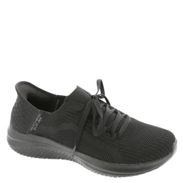 Imagem de Skechers Work Slip-iins: Ultra Flex 3.0 Sr-108156 Tênis feminino sem cadarço, Preto, 41