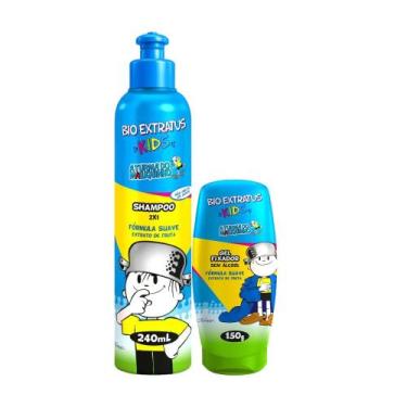 Imagem de Kit infantil Kids Meninos Bio Extratus 1 Shampoo 2x1 1 Gel 150g - BIOE