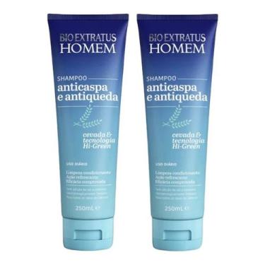 Imagem de Kit 2 Shampoo AntiCaspa Homem 250ml Bio Extratus - BIOEXTRATUS