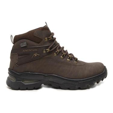 Imagem de Bota Adventure Masculina Chocolate Coturno Boots Trilha - WEST LINE, 4