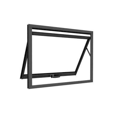 Imagem de Janela de Alumínio Máximo AR 60x60cm Lucasa Ideale Preto