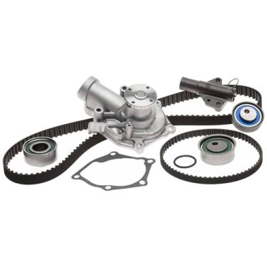 Imagem de ACDelco Kit profissional de correia de distribuição TCKWP332 com bomba de água, 2 correias, 2 tensores e polia mais inativa