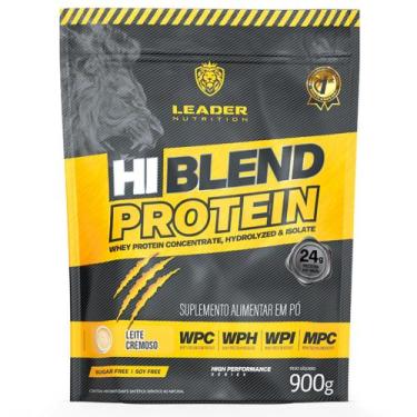 Imagem de Whey Protein Hi-Blend 900g - Leader Nutrition, Leite Cremoso