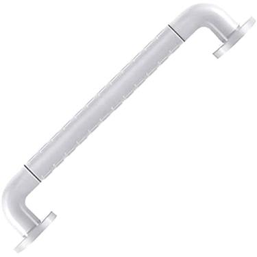 Imagem de Barra de apoio de aço inoxidável tubo externo de nylon para banheiro, velho homem, criança, trilho de suporte de segurança para chuveiro, alça de suporte de banheira antiderrapante/58 cm (48 cm)