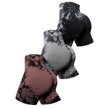 Imagem de Calções OVESPORT Scrunch Butt Lifting High Cintura 13 cm