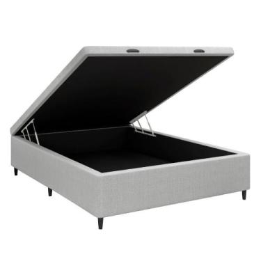 Imagem de Base Cama Box Baú Casal Para Colchão 138x188cm Multimóveis Cr35239 Cin