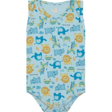Imagem de Body regata bebe 12987 kiko e kika - Kiko baby, Azul, M