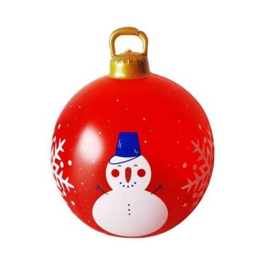 Imagem de Bola Inflável de Natal Gigante (60cm) - Decoração para Árvore de Natal