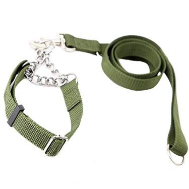Imagem de Yctze Arnês de Trela de Chumbo para Animais de Estimação de 1 Unidade para Cães Grandes – Cinta de Peito Confortável e Corda de Tração Em Verde Exército