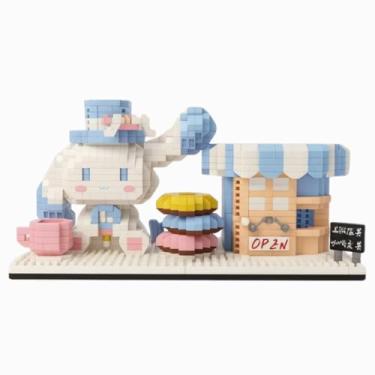 Imagem de Porta Lápis Decorativo em Blocos de Montar Design Cafeteria Peças de Encaixe Fácil Decoração Mesa Casa Ou Escritório