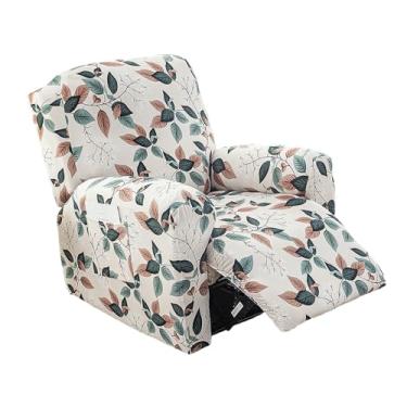 Imagem de Eco-Ancheng Capas para poltronas reclináveis Lazyboy, 4 peças, capas para poltrona, reclinável, antiderrapante, com bolsos de armazenamento, protetor de móveis para sala de estar, 20