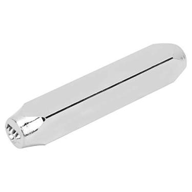 Imagem de Conjunto de ferramentas de estampagem de metal de aço, 6 mm 1/10.2 cm design de aço carbono ferramenta de estampagem de carimbo para bricolage couro madeira joias artesanato amante de artesanato e