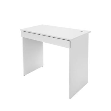 Imagem de Escrivaninha pé painel com gaveta marelli 800x500 branco