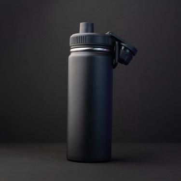 Imagem de Garrafa Térmica Em Aço Inox 780ml Com Alça Mosquetão E Bico Rosqueável Preta