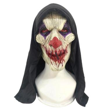 Imagem de Máscara de cosplay Horror Nuns Hood Latex para o carnaval de Halloween