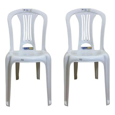 Imagem de 02 Und Cadeira Plastica Sem Braço Bistro Mor