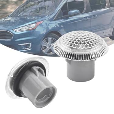 Imagem de Etersec 2 peças 9T1Z13K376A, 9T1Z-13K376-A caixa de luzes de seta do para-lama lateral compatível com Ford Transit Connect 2010-2023, conjuntos de luz repetidor de marcador lateral do motorista e do