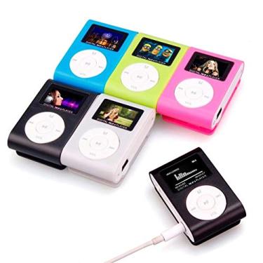 Imagem de Naroote Mini Clamp/Holder MP3 Player Leitor de Música Portátil Ultrapequeno Com Slot TF para Entusiastas do Esporte Belo Presente de Som para Amantes da Música Cor: como Mostram As Fotos Tamanho: