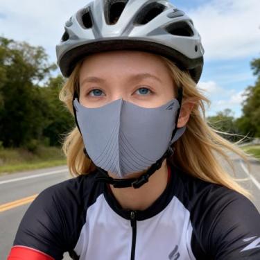 Imagem de Máscara de ciclismo de lã espessa de inverno para mulheres, proteção à prova de vento, balaclava resistente ao frio para esportes ao ar livre (cinza escuro)