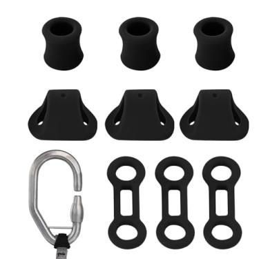 Imagem de Mosquetões De Escalada Com Anéis De Bloqueio Para Cordas - Equipamento De Liberação Rápida Para Ar Livre | Dispositivo De Posicionamento Para Rapel E Escalada | Para Arboricultura Resgate Esportes De