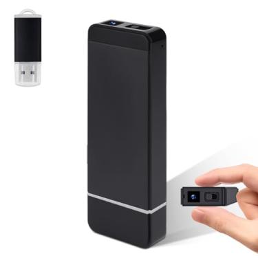 Imagem de CENGFERDER Minicâmera de vídeo 1080p, câmera de gravação de babá portátil de 64 GB com detecção de movimento para segurança doméstica