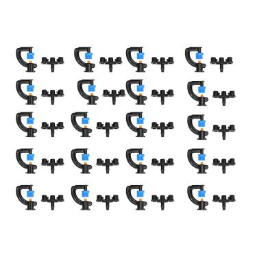 Imagem de LiebeWH Bico de Refração Microrotativo, Aspersor de Irrigação Tipo G Atomizador, Com Altura de Montagem de 2,28 pol., Pressão de Trabalho de 2 a 3,0 Kg, para Espaços Verdes Públicos, Produção de