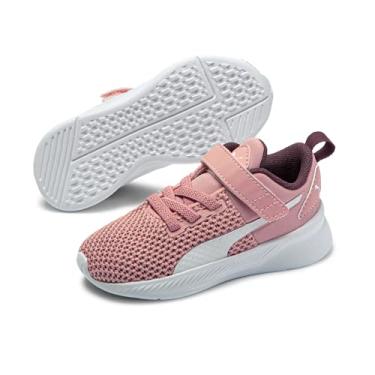 Imagem de Tênis Flyer Runner V Ps Bdp, Puma, Criança-Unissex, Rosa/Branco/Vinho, 24