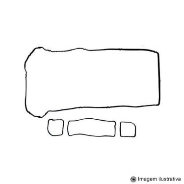 Imagem de Kit Junta Tampa De Válvula Borracha Tampa De Válvula Plástico Ford Ecosport Focus Fusion Mondeo Ranger 2.0 2.3 16V Duratec