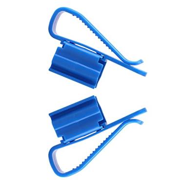 Imagem de GLOGLOW Outras Ferramentas e Acessórios de Cozinha Braçadeira para Tubos, Pacote Com 2, Azul, Suporte de Mangueira de 8 Mm-16 Mm, Design Compacto para Tanque de Peixes e Balde de Plástico Ajustável
