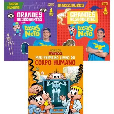 Imagem de Meu Primeiro Livro Do Corpo Humano + Grandes Descobertas Com Luccas Ne