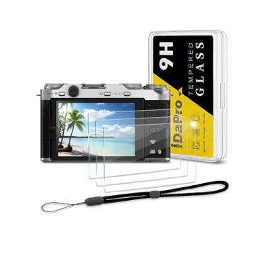 Imagem de iDaPro Protetor de tela para Fujifilm X-M5 Fuji XM5 + cordão de mão [3 + 1 unidade], vidro temperado