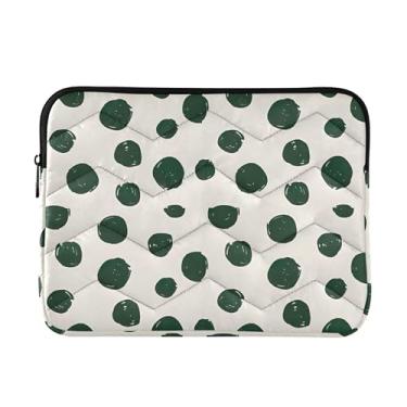 Imagem de Bolsas de trabalho abstratas de bolinhas para mulheres, capa protetora à prova de choque, bolsas de professores de 15,6 polegadas