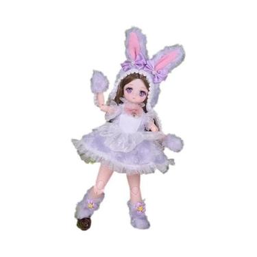 Imagem de Boneca Princesa BJD De 30 Cm, Maquiagem Rápida Em 6 Minutos, Presente 