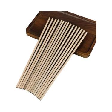 Imagem de Bastão De Madeira Redondo De 300mm Para DIY, Ferramenta De Marcenaria 